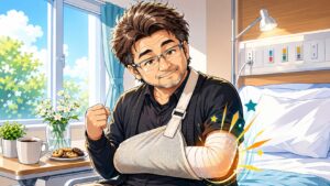 テニス肘の悪化で入院した体験談のアイキャッチ画像